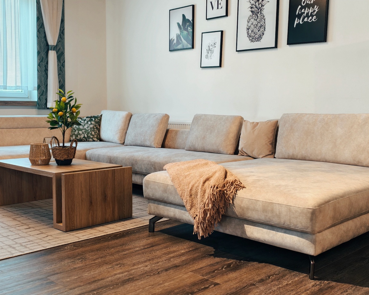Wohnlandschaft Artemis Creme